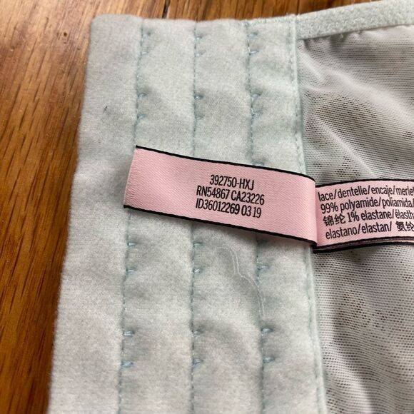 🪦Victoria’s Secret Dream Angel Mint Corset Size 34B - Picture 8 of 8